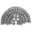Тротуарная плитка Классико круговая, Серый, h=60 мм